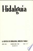 Revista Hidalguía número 177. Año 1983