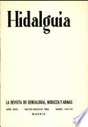 Revista Hidalguía número 178-179. Año 1983