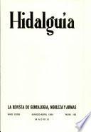 Revista Hidalguía número 183. Año 1984