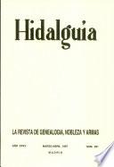 Revista Hidalguía número 201. Año 1987