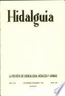 Revista Hidalguía número 259. Año 1996