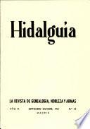 Revista Hidalguía número 48. Año 1961