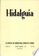 Revista Hidalguía número 62. Año 1964