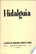 Revista Hidalguía número 7. Año 1954