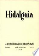 Revista Hidalguía número 77. Año 1966