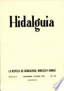 Revista Hidalguía número 78. Año 1966