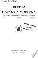 Revista hispánica moderna