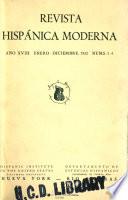 Revista hispánica moderna