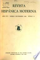 Revista hispánica moderna