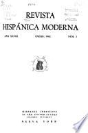 Revista hispánica moderna