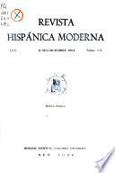 Revista hispánica moderna