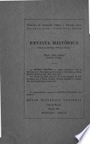 Revista histórica de la Universidad