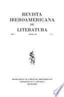Revista iberoamericana de literatura