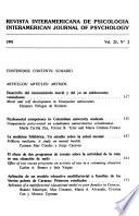 Revista Interamericana de Psicologia