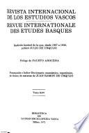Revista internacional de los estudios vascos