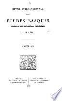 Revista internacional de los estudios vascos