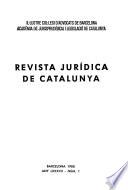 Revista jurídica de Catalunya
