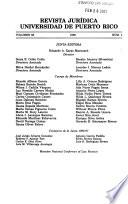Revista jurídica de la Universidad de Puerto Rico