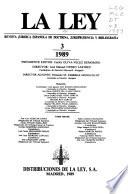 Revista jurídica espanõla de doctrina, jurisprudencia y bibliografía