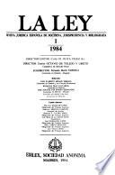 Revista jurídica espanõla de doctrina, jurisprudencia y bibliografía