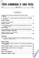 Revista latinoamericana de ciencia política