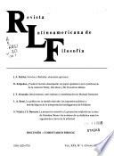 Revista latinoamericana de filosofía