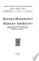 Revista matemática hispano-americana