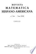 Revista matemática hispano-americana