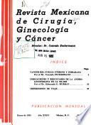 Revista mexicana de cirugía, ginecología y cáncer ...