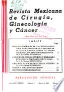 Revista mexicana de cirugia, ginecologia y cancer