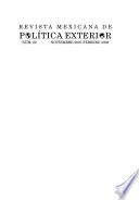 Revista mexicana de política exterior