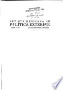 Revista mexicana de política exterior