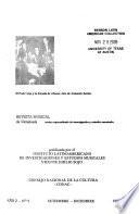 Revista musical de Venezuela