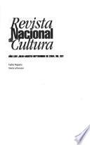 Revista nacional de cultura