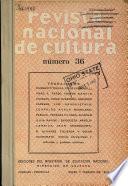 Revista nacional de cultura