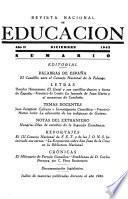 Revista nacional de educación. Diciembre 1942