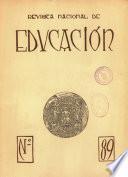 Revista nacional de educación nº 89