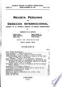 Revista peruana de derecho internacional