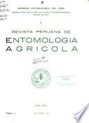 Revista peruana de entomología agrćola