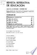 Revista referativa de educación