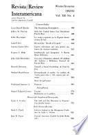 Revista/review Interamericana