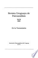 Revista uruguaya de psicoanálisis