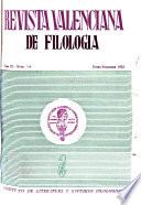 Revista valenciana de filología