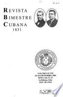 Revista y repertorio bimestre de la Isla de Cuba