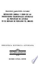 Revolución liberal y crisis de las instituciones tradicionales asturianas