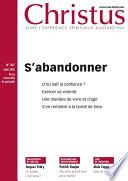 Revue Christus : S'abandonner