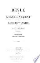 Revue de l'enseignement des langues vivantes