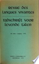 Revue des langues vivantes