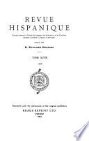 Revue hispanique