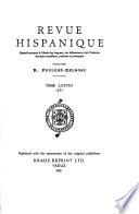 Revue hispanique